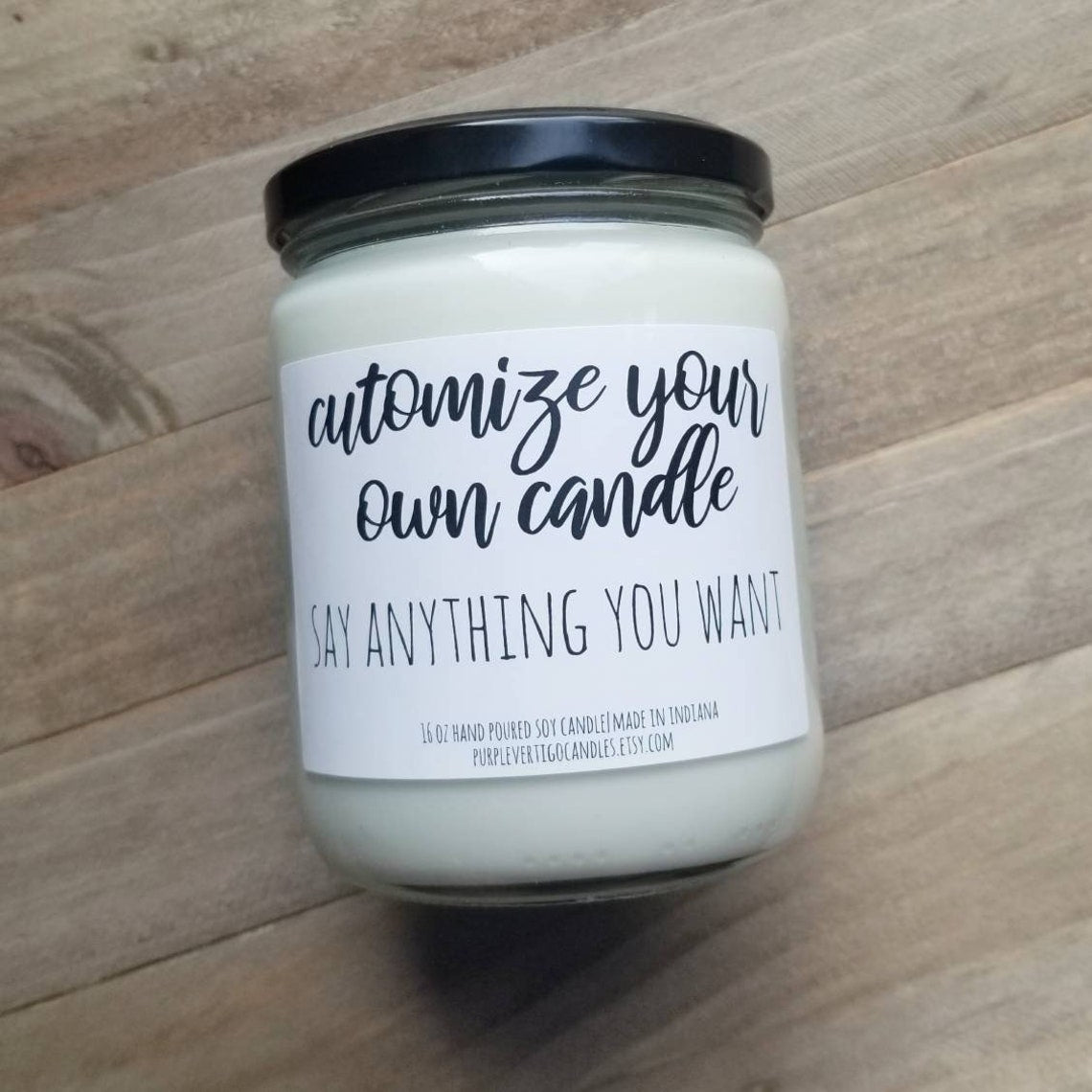 9 oz Custom Candle